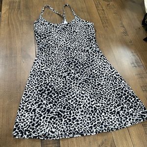 Outdoor Voices The Exercise Dress in Snow Leopard - Size XS